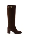 Prada Suede Boots In Multi