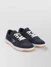 Prada Suede Calf Leather Low-top Sneakers