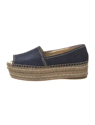 Pre-owned Prada Suede Espadrilles