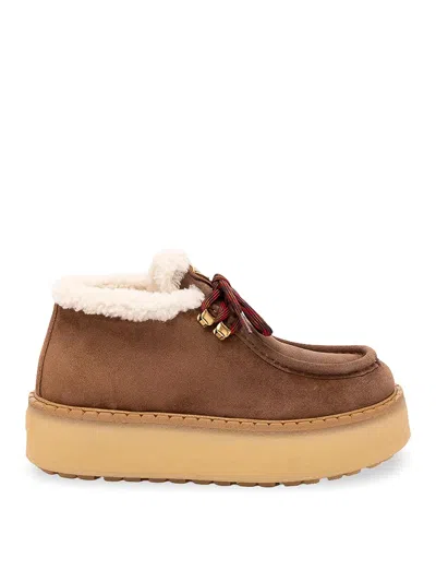 PRADA PRADA SUEDE LACE-UP SHOES