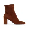 Prada Suede Block-heel Ankle Boots