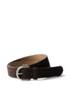 Prada Suede Belt In Brown