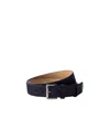 Prada Suede Belt In Blue