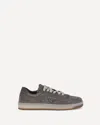 Prada Sneakers Downtown In Re-nylon And Gray Suede Men In Gray