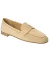 Prada Suede Loafers In Beige