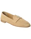 Prada Suede Loafers In Beige