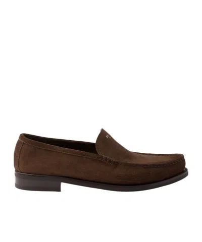 Prada Suede Loafers