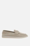 Prada Suede Loafers In Black