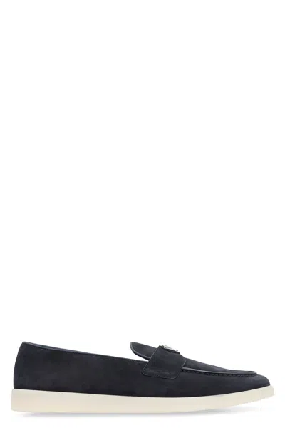 PRADA PRADA SUEDE LOAFERS