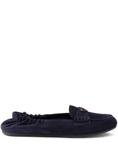 PRADA SUEDE LOAFERS