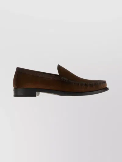 Prada Suede Loafers For Casual Occasions In Multi