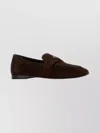 Prada Suede Loafers For Casual Occasions In Brown