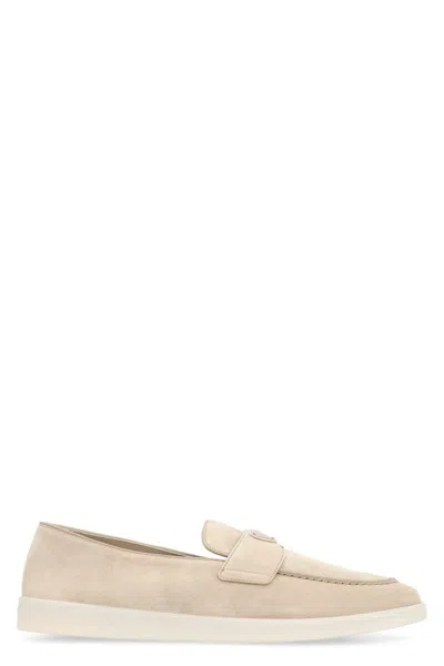 PRADA PRADA SUEDE LOAFERS