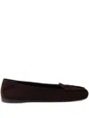 Prada Suede Ballerinas In Multi