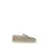 Prada Suede Loafers In Neutral