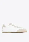 Prada Cream Lamb Ovis Aries Aries Low Top Sneakers In Nude