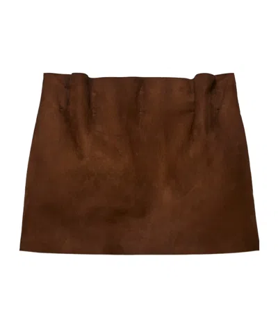 PRADA PRADA ELASTICATED-WAISTBAND MINI SKIRT