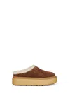 Prada Suede Mule With Sheepskin Lining Slipper In Multi