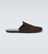 Prada Slip-on Suede Slippers