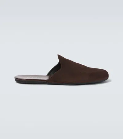 PRADA SUEDE MULES