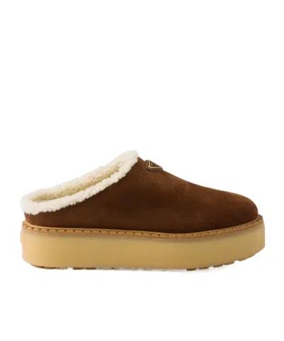 Prada Suede Mules