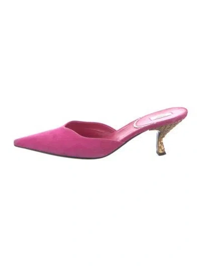 Pre-owned Prada Suede Mules
