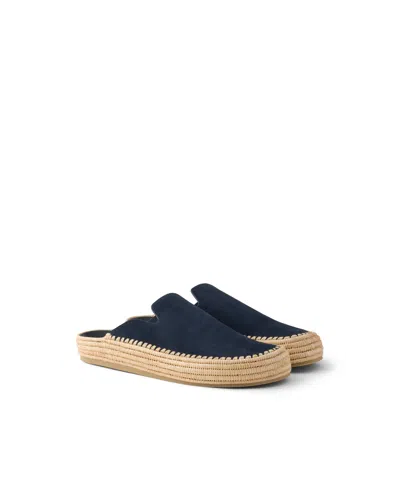 PRADA SUEDE MULES