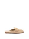 Prada Suede Mules In Beige