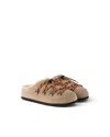 Prada Suede Mules In Pink