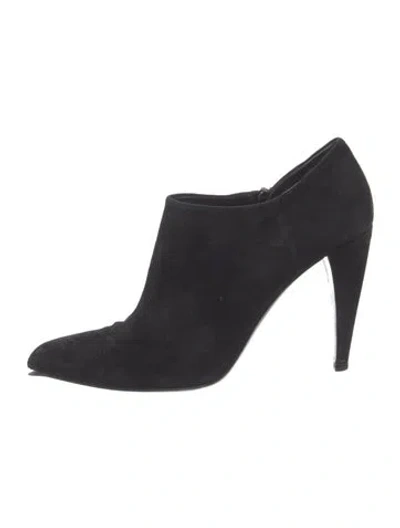 Pre-owned Prada Suede Pumps In Black