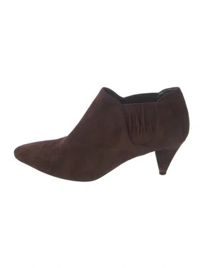 Pre-owned Prada Suede Pumps In Brown