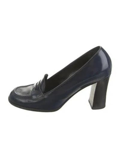 Pre-owned Prada Suede Pumps In Neutrals