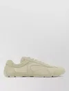 Prada Ivory Suede And Re-nylon Montecarlo Re-edition 2005 Sneakers In Neutral