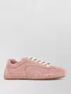 Prada Pink Suede And Re-nylon Montecarlo Re-edition 2005 Sneakers In Pink