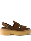 Prada Sandali Evolve In Brown