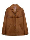 Prada Lambskin Suede Jacket