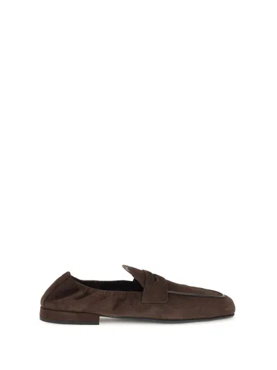 Prada Suede Shuffle Loafers