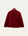 Prada Bow-detail Buttoned Jacket In Animal Print