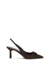 Prada Suede Pointed Toe Stiletto Heel Pumps In Multi
