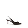 Prada Suede Pointed Toe Stiletto Heel Pumps In Multi