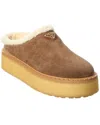 Prada Suede Slipper In Brown