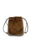 Prada Suede Smartphone Case In Red