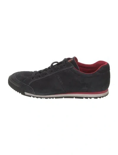 Pre-owned Prada Suede Sneakers In Multi