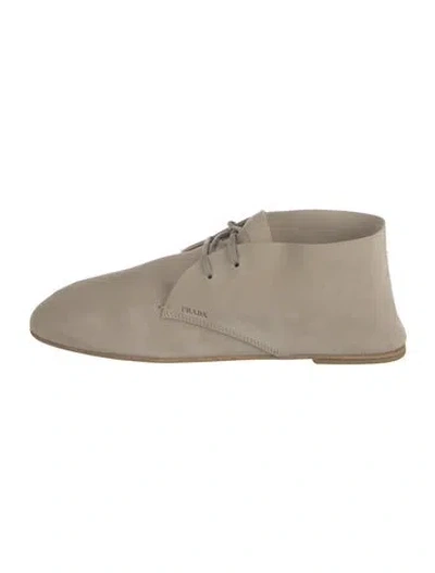 Pre-owned Prada Suede W/ Tags In Neutral