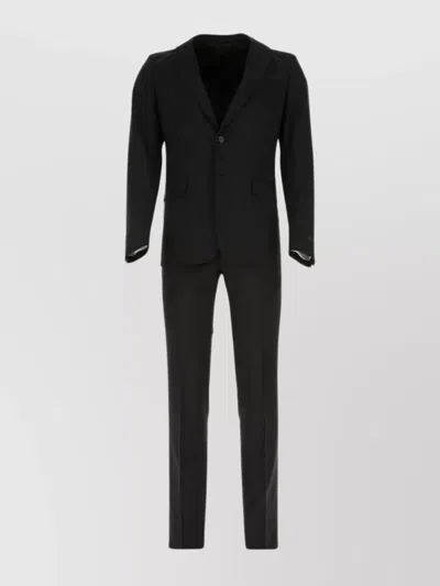 PRADA SUIT IN WOOL BLEND WITH BELT LOOPS