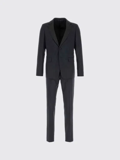 Prada Suit Men  In Black