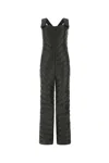 Prada Women Black Nylon Ski Jumpsuit In Black