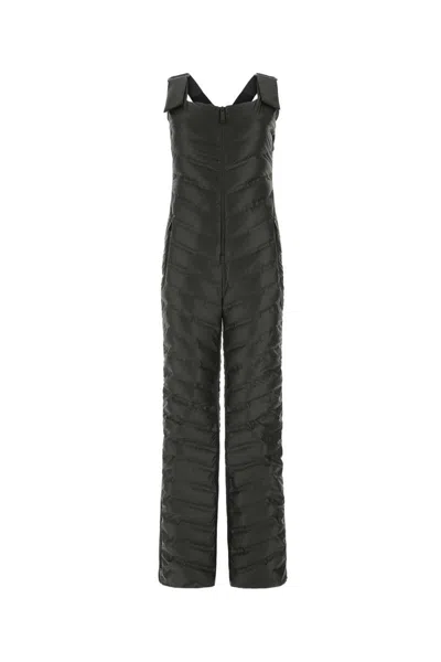 Prada Women Black Nylon Ski Jumpsuit