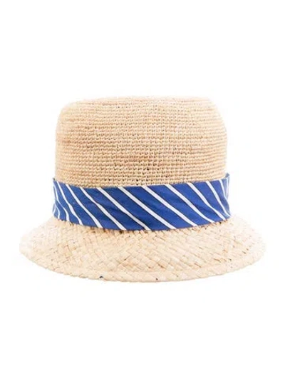 Pre-owned Prada Sun Hat In Neutral