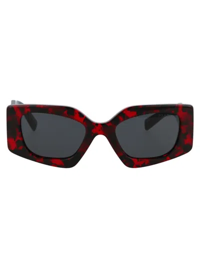 Prada Sunglasses In 09z5s0 Scarlet Tortoise